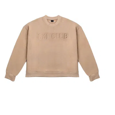 Rave On Trend Women's Neutrals Classic Crew - Ski Club Sand In Brown