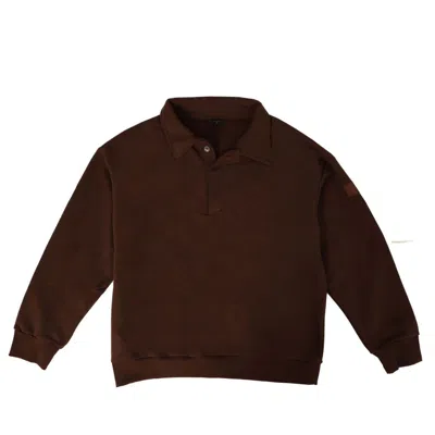 Rave On Trend Women's Patch Polo - Brown