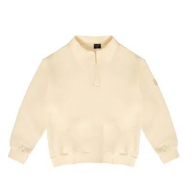 Rave On Trend Women's Patch Polo - Neutrals In Brown/white