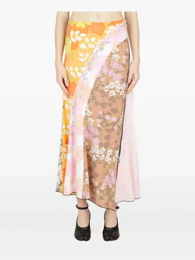 Rave Review Alma Skirt In Multi
