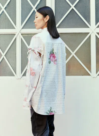 Rave Review Eli Flower Shirt In Multi