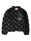 Rave Skateboards Diamond-pattern Jacket In Black
