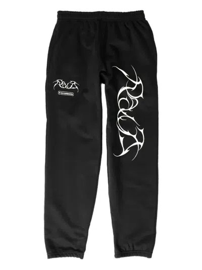 Rave Skateboards Ivy Track Pants In Black