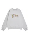 Rave Skateboards Star-logo Sweatshirt In Gray
