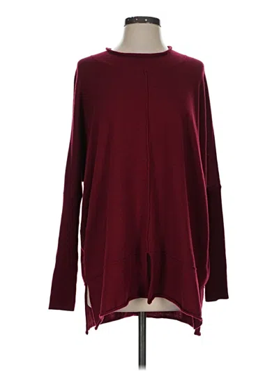 Pre-owned Ravel Pullover Sweater In Burgundy