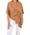 Ravel Sweet Suede Wrap In Cognac In Green