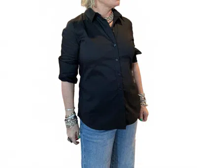 Ravel The Johnny Be Good Button-up Top In Black