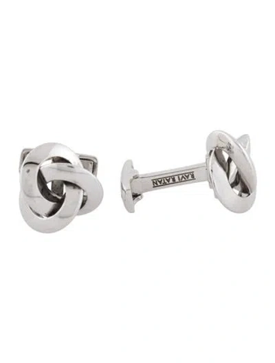 Pre-owned Ravi Ratan Knot Cufflinks In Multi
