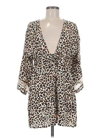 Pre-owned Raviya Casual Dress In Brown