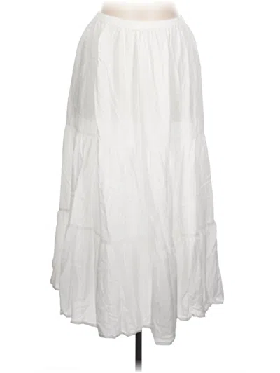 Pre-owned Raviya Casual Skirt In White