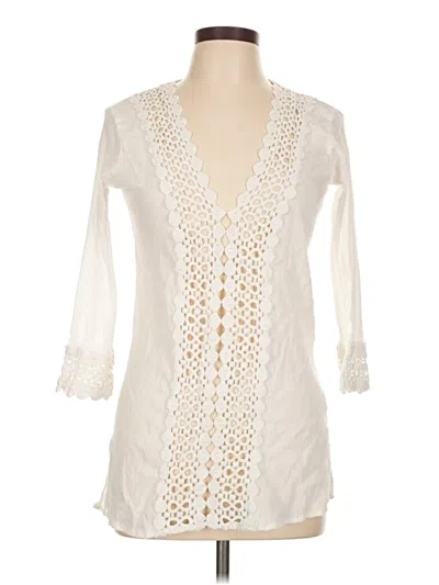 Pre-owned Raviya Kimono In White