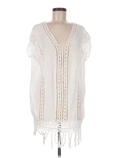 Pre-owned Raviya Sleeveless Blouse In White