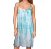 Raviya Tie Dye Ladder Back Dress In Seafoam In Green