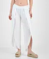 Raviya Women's Front-slit Pants In White