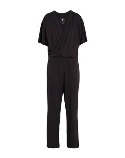 Raw Correct Line By G-star Woman Jumpsuit Black Size M Cotton