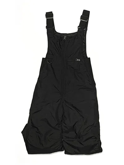 Pre-owned Rawik Babies' Snow Pants With Bib In Black