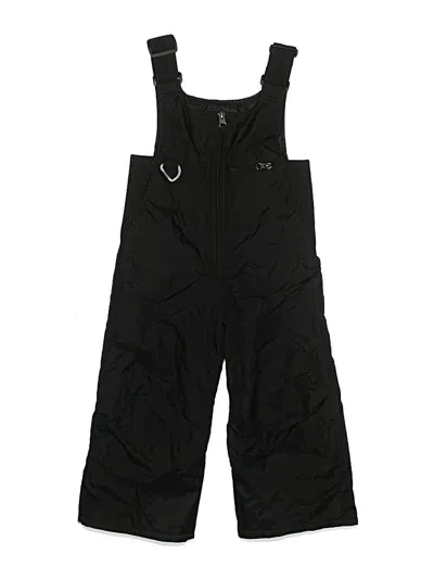 Pre-owned Rawik Kids' Snow Pants With Bib In Black