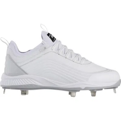RAWLINGS BULLPEN 174930 MEN'S US WHITE ROUND TOE BASEBALL CLEATS GAL770