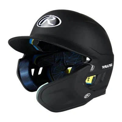 Rawlings Mach Adjust Baseball Batting Helmet, Jr (6 3/8 - 7 1/8) Matte Black