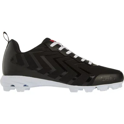 RAWLINGS SAVAGE LOW 174929 BLACK WHITE BASEBALL & SOFTBALL CLEATS UWU36
