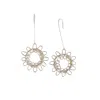 Raxada Women's Silver Astros Earrings In Silver