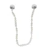 Raxada Women's Silver Cord Pearl Earrings In Silver