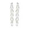 Raxada Women's Silver The Witch's Hand Earrings In Silver