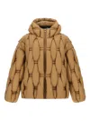 Raxxy 3d Down Jacket Puffer Jackets Beige In Brown