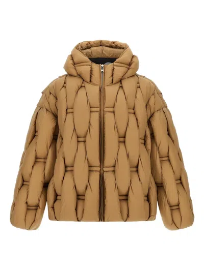 RAXXY 3D BRAIDED PUFFER DOWN JACKET