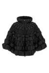 Raxxy 3d Diamond Down Coat In Black