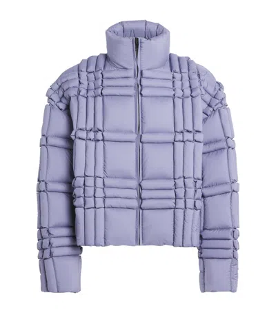 Raxxy 3d Down-filled Puffer Jacket In Blue