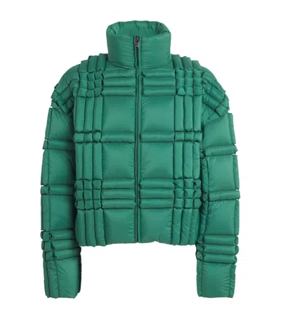 Raxxy 3d Down-filled Puffer Jacket In Green