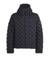 Raxxy 3d Down-filled Woven Puffer Jacket In Black