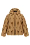 Raxxy 3d Down Jacket In Brown