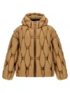 Raxxy 3d Down Jacket In Brown