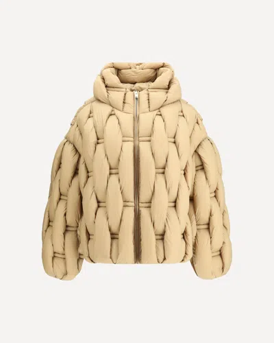 Raxxy 3d Down Jacket In Nude