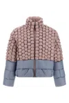 Raxxy Pink Polyamide Down Jacket In Pink