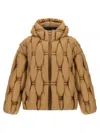 Raxxy 3d Down Jacket Puffer Jackets Beige In Brown