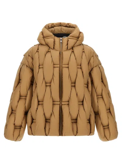 RAXXY 3D DOWN JACKET PUFFER JACKETS BEIGE