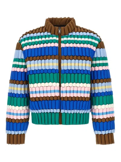 RAXXY 3D PADDED STRIPED JACKET
