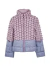 Raxxy 3d Quilted Down Jacket In Multi