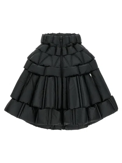Raxxy Black 3d Cape In Animal Print