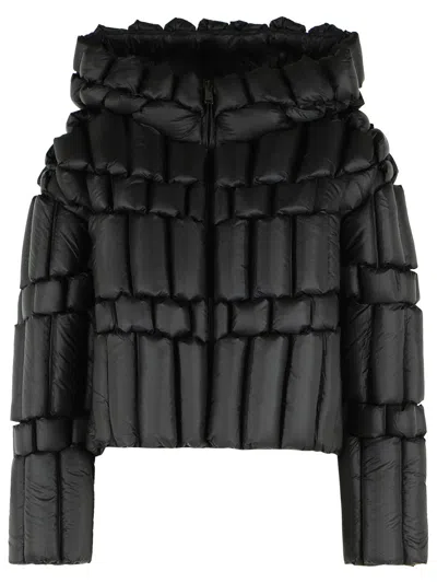 Raxxy Black Polyamide Down Jacket In Multi