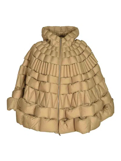 Raxxy Puffer Jacket In Brown