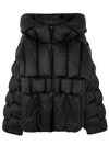 Raxxy Classic Bamboo Stripes Oversized Jacket In Black