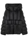 Raxxy Classic Bamboo Stripes Oversized Jacket In Black