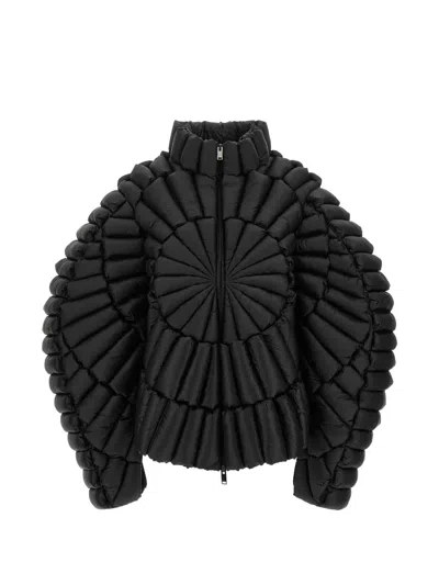 Raxxy Classic Diamond Quilted Down Jacket In Black