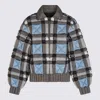 Raxxy Coats Blue And Green In Gray