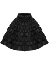 Raxxy Down Cape In Black