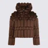 Raxxy Puffer Jacket In Brown